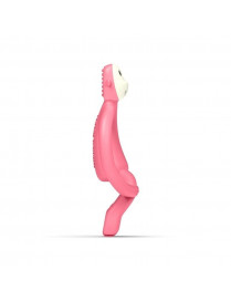 Matchstick Monkey BioCote® Candy Pink Gryzak Masujący ze szczoteczką