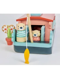 Misia rodzina na łodzi, Tender Leaf Toys