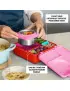 OMIE OMIEBOX lunch box z termosem, Pink Berry