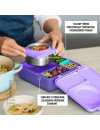 OMIE OMIEBOX lunch box z termosem, Purple Plum