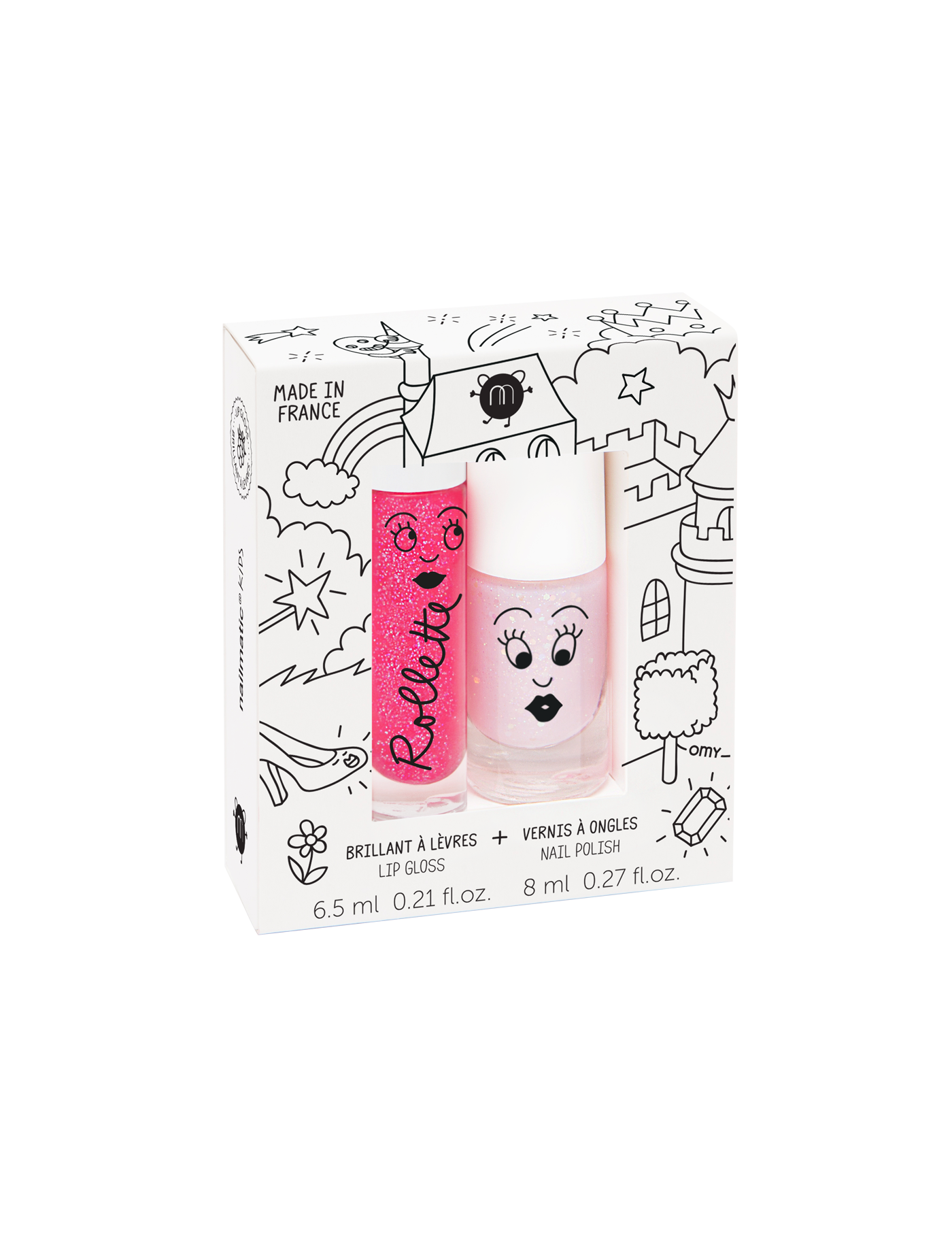 Nailmatic Fairytales - Wróżki – Zestaw Błyszczyku I Lakieru Nailmatic Fairytales - Wróżki – Zestaw Błyszczyku I Lakieru