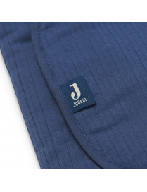 Jollein - śpiworek otulacz do fotelika i wózka BASIC STRIPE Jeans Blue