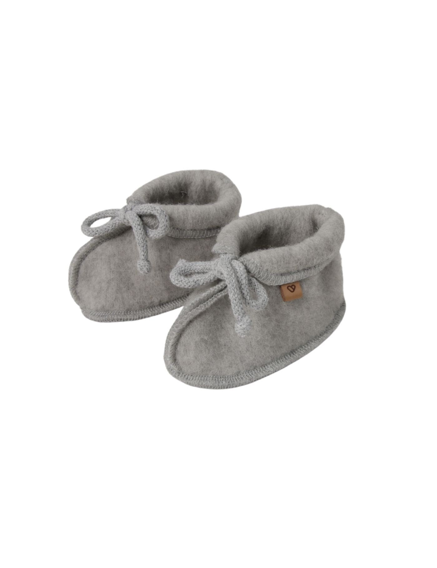 Buciki dziecięce wełna premium Grey, Zaffiro
