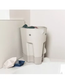 Shnuggle Wolnostojący Pojemnik na Zabawki do Kąpieli Ellie Taupe