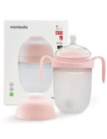 Mombella Butelka Antykolkowa dla Noworodka Rose Silikonowa 300ml