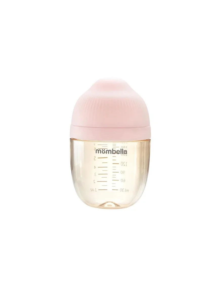 Mombella Butelka Antykolkowa dla Noworodka Roze PPSU 210ml