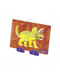 mierEdu Zabawa magnetyczna - Triceratops