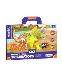 mierEdu Zabawa magnetyczna - Triceratops
