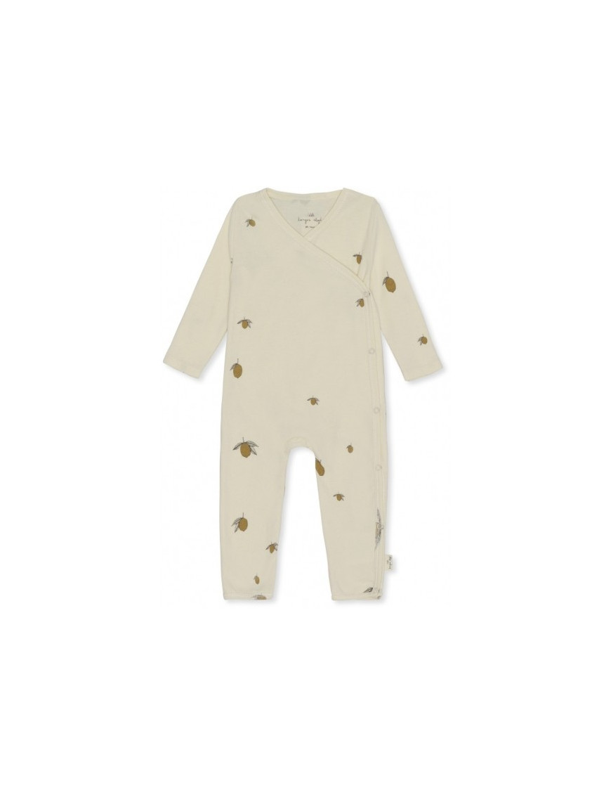 Śpioszki kopertowe Onesie, Lemon, Konges Sløjd Śpioszki kopertowe Onesie, Lemon, Konges Sløjd