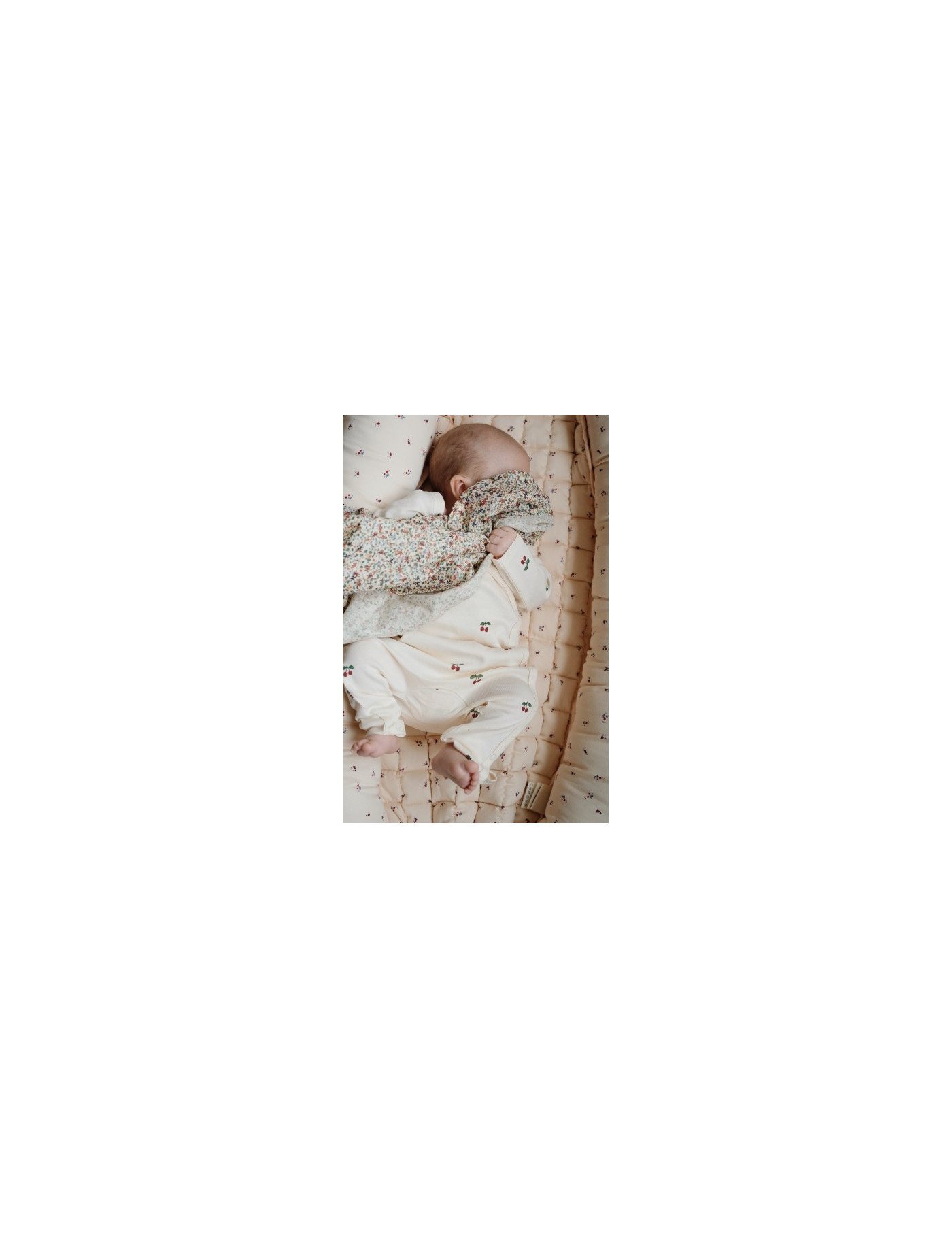Śpioszki kopertowe Onesie, Cherry, Konges Sløjd