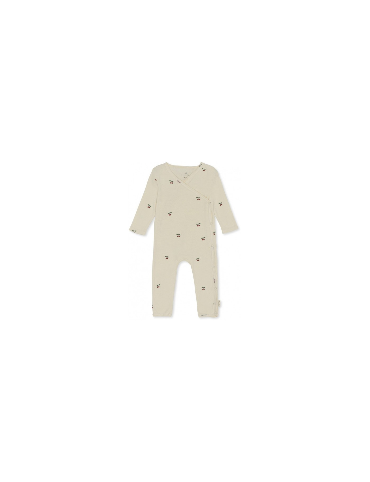 Śpioszki kopertowe Onesie, Cherry, Konges Sløjd