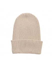 Czapeczka bambusowa - beżowa - 0-24m, Bimbla