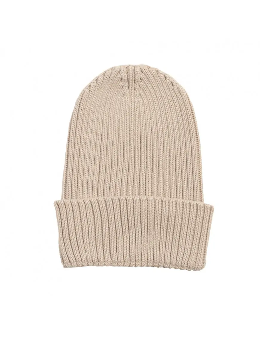 Czapeczka bambusowa - beżowa - 0-24m, Bimbla