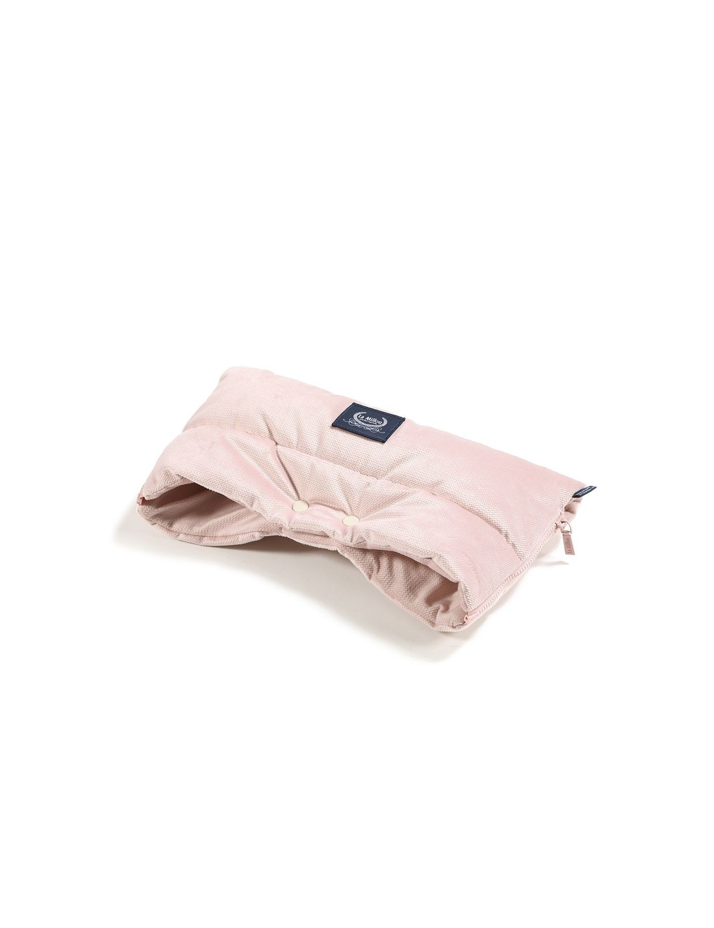 Mufka do wózka Velvet SMOKE ROSE, La Millou