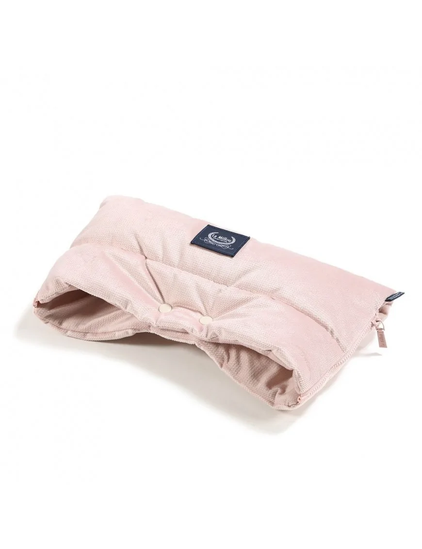 Mufka do wózka Velvet SMOKE ROSE, La Millou