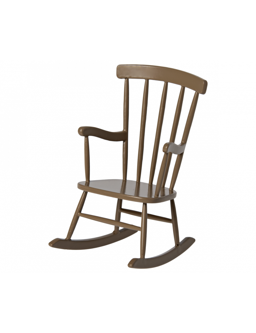 Krzesło bujane dla Myszek Maileg, Light Brown