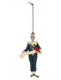 Ozdoba choinkowa christmas clown coeur - multi, Konges Sløjd