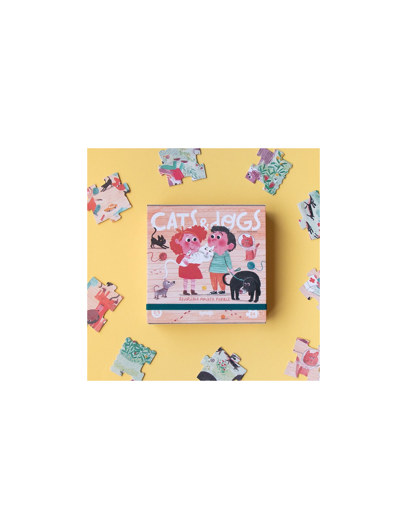 Puzzle Koty i Psy 24 el | Londji® Puzzle Koty i Psy 24 el | Londji®