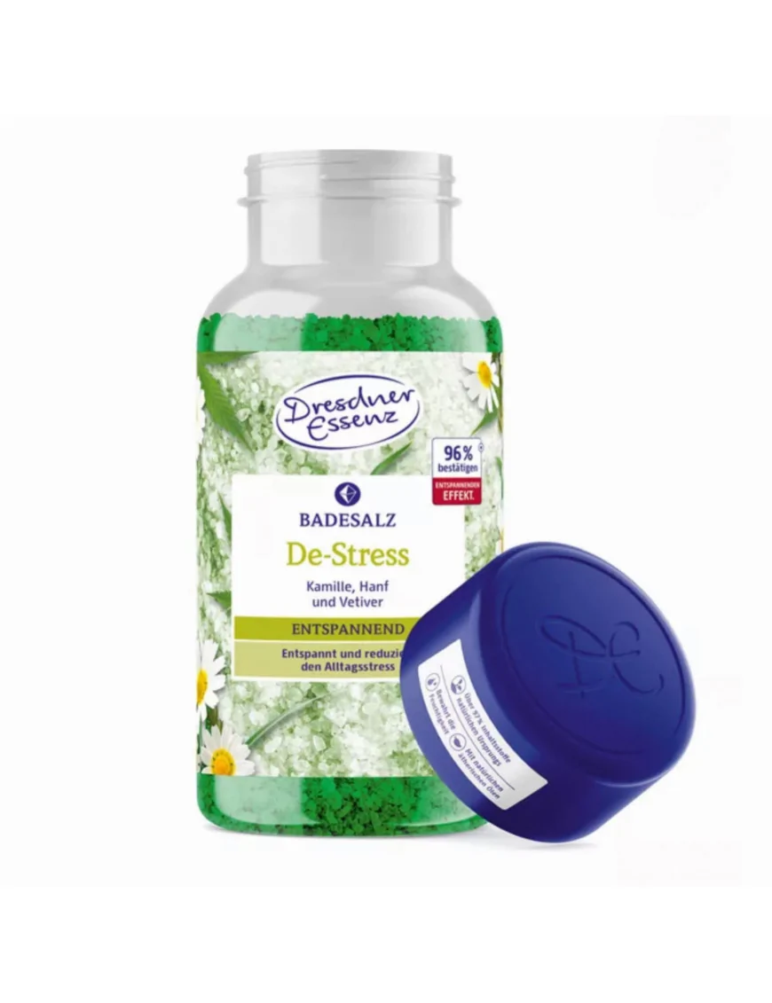 De- Dtress - sól do kąpieli z solą epsom 600g - Dresdner Essenz
