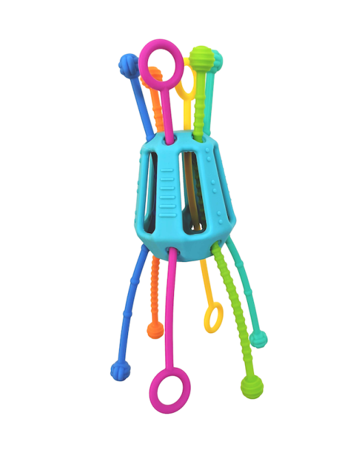 Fat Brain Toys Zippee – Sensoryczna Zabawka z Silikonowymi Sznureczkami | Ecobobo