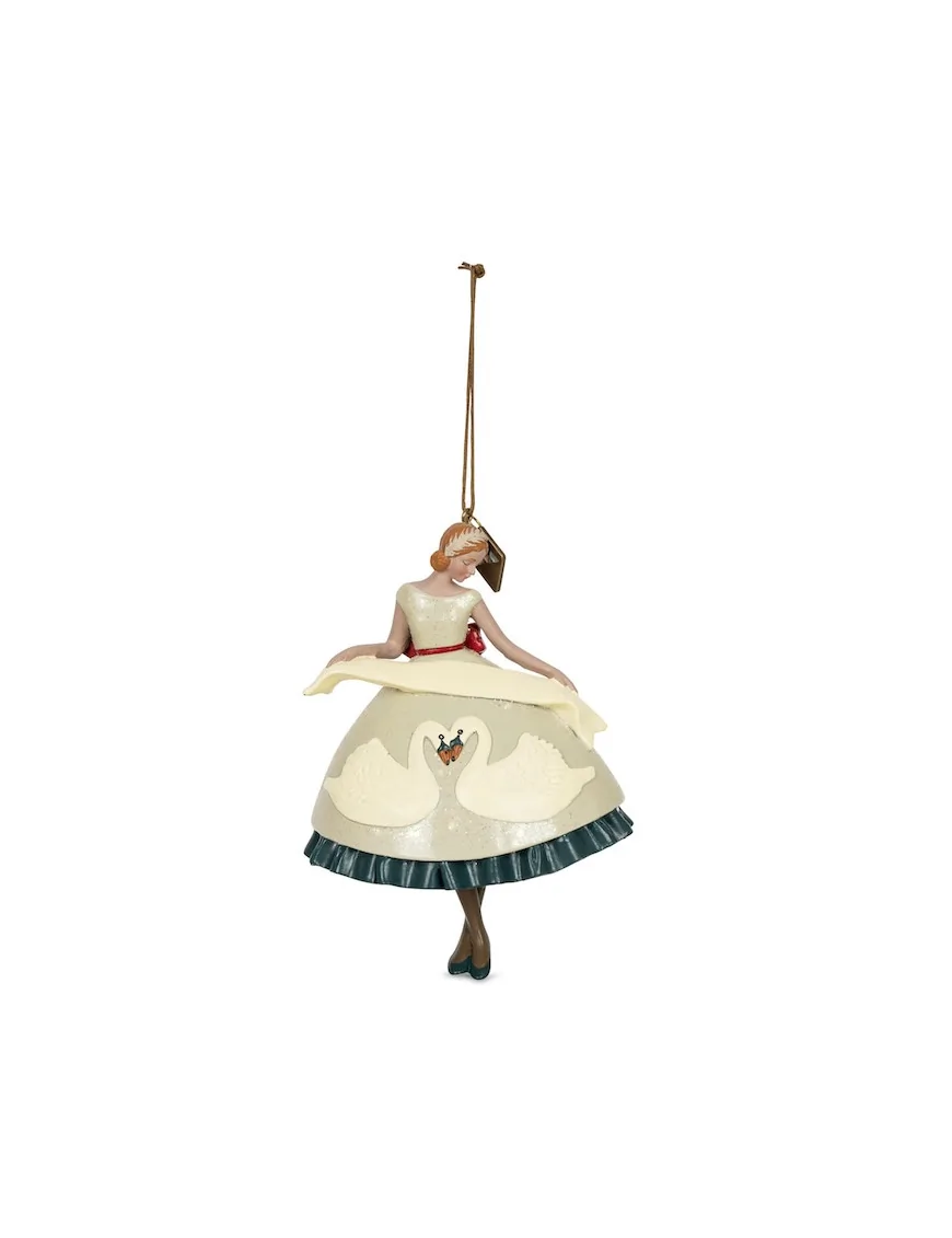 Ozdoba choinkowa christmas  Swan Ballerina, Konges Sløjd