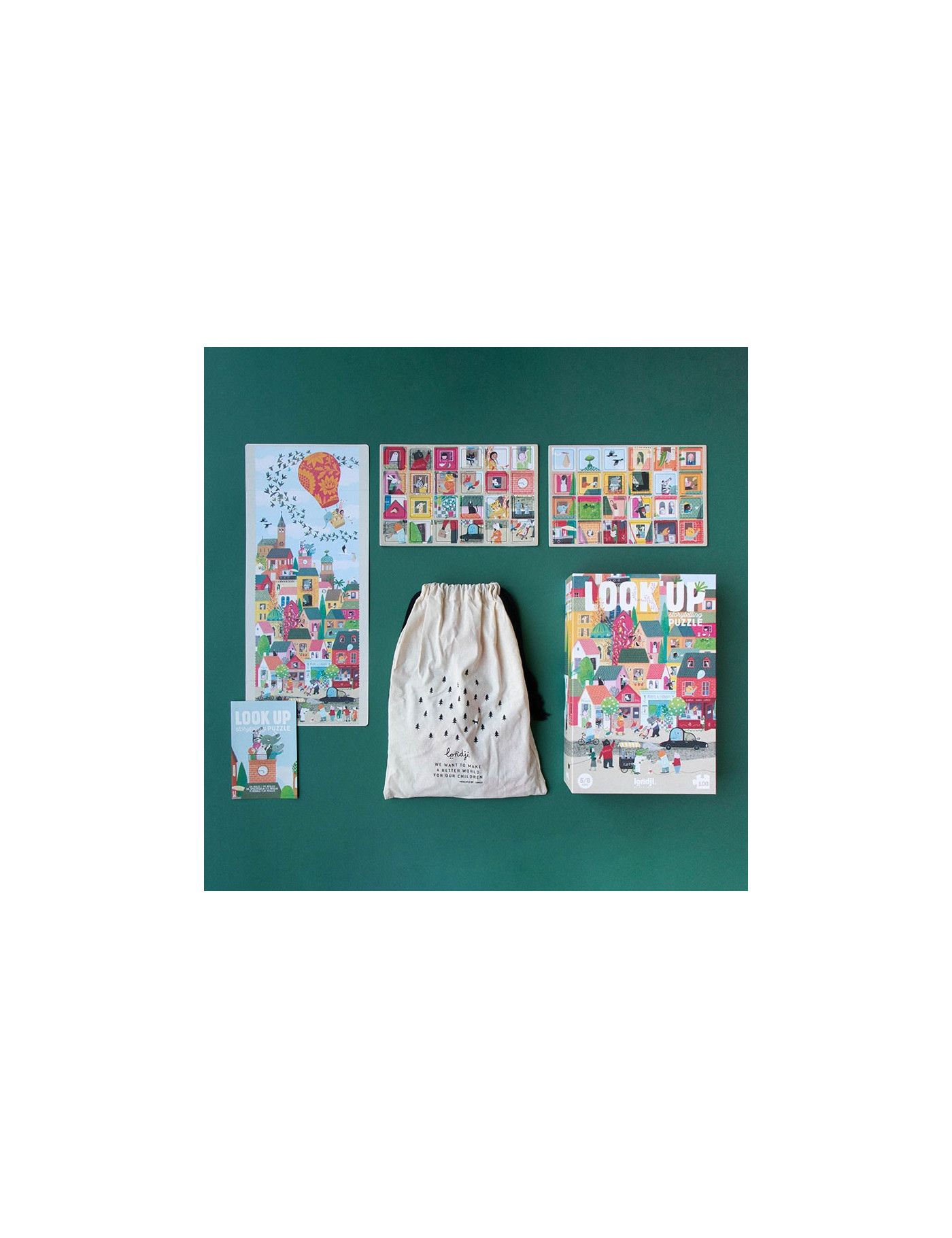 Puzzle z grą obserwacyjną Look Up! | Londji