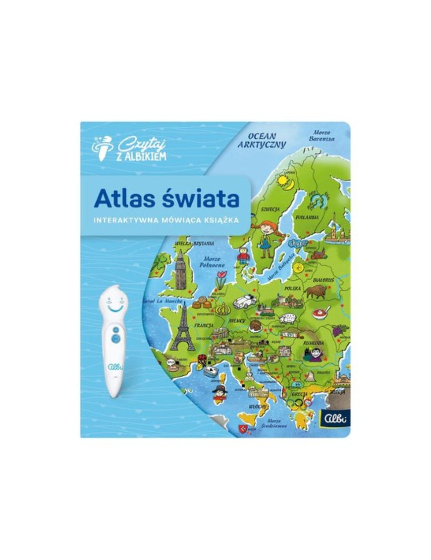 Czytaj Z Albikiem Atlas świata Czytaj z Albikiem, ATLAS ŚWIATA