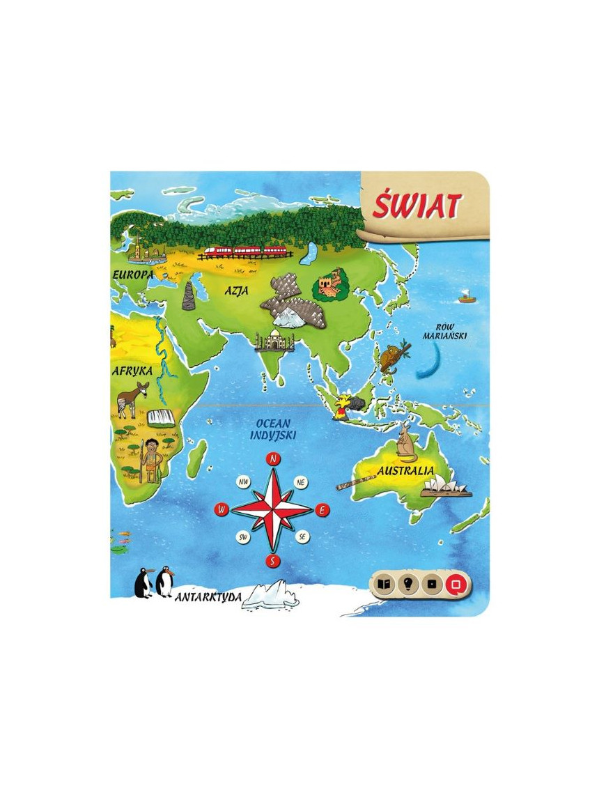 Czytaj Z Albikiem Atlas świata Czytaj z Albikiem, ATLAS ŚWIATA