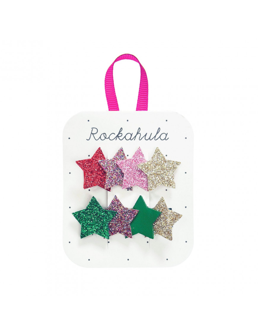 Spinki świąteczne Jolly Glitter Star, Rocahula