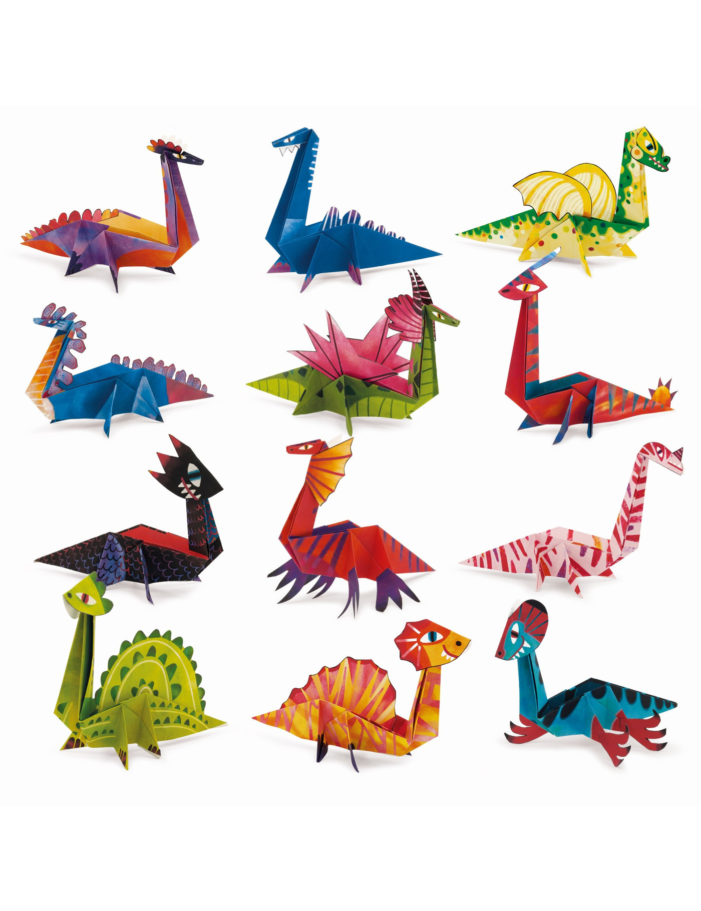 EASY ORIGAMI – zestaw kreatywny – DINOZAURY EASY ORIGAMI – zestaw kreatywny – DINOZAURY