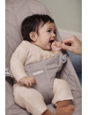 BabyBjörn leżaczek BLISS Woven, Sand Grey (rama Light Grey, Petal Quilt)