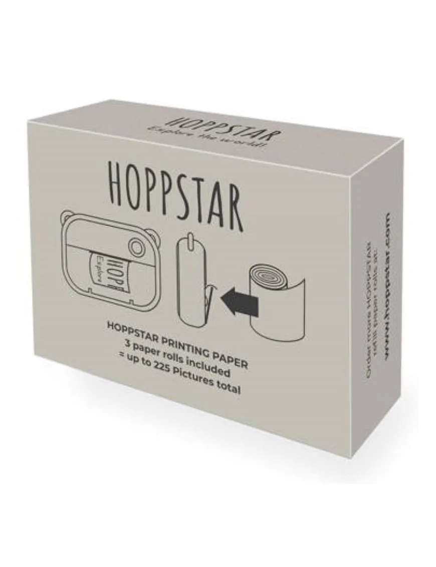 Papierowe wkłady do aparatu Hoppstar 3 szt