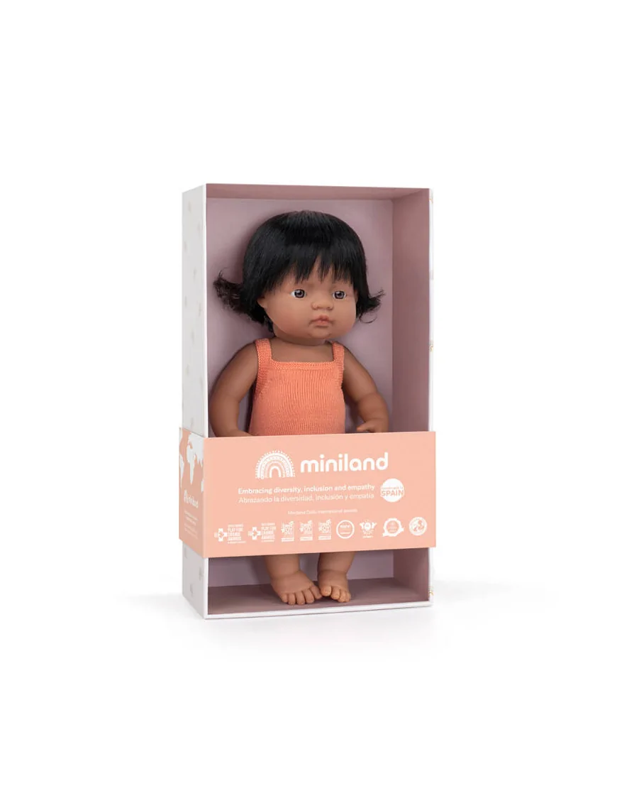 Lalka dziewczynka Hiszpanka Colourful Edition | 38cm Miniland Doll