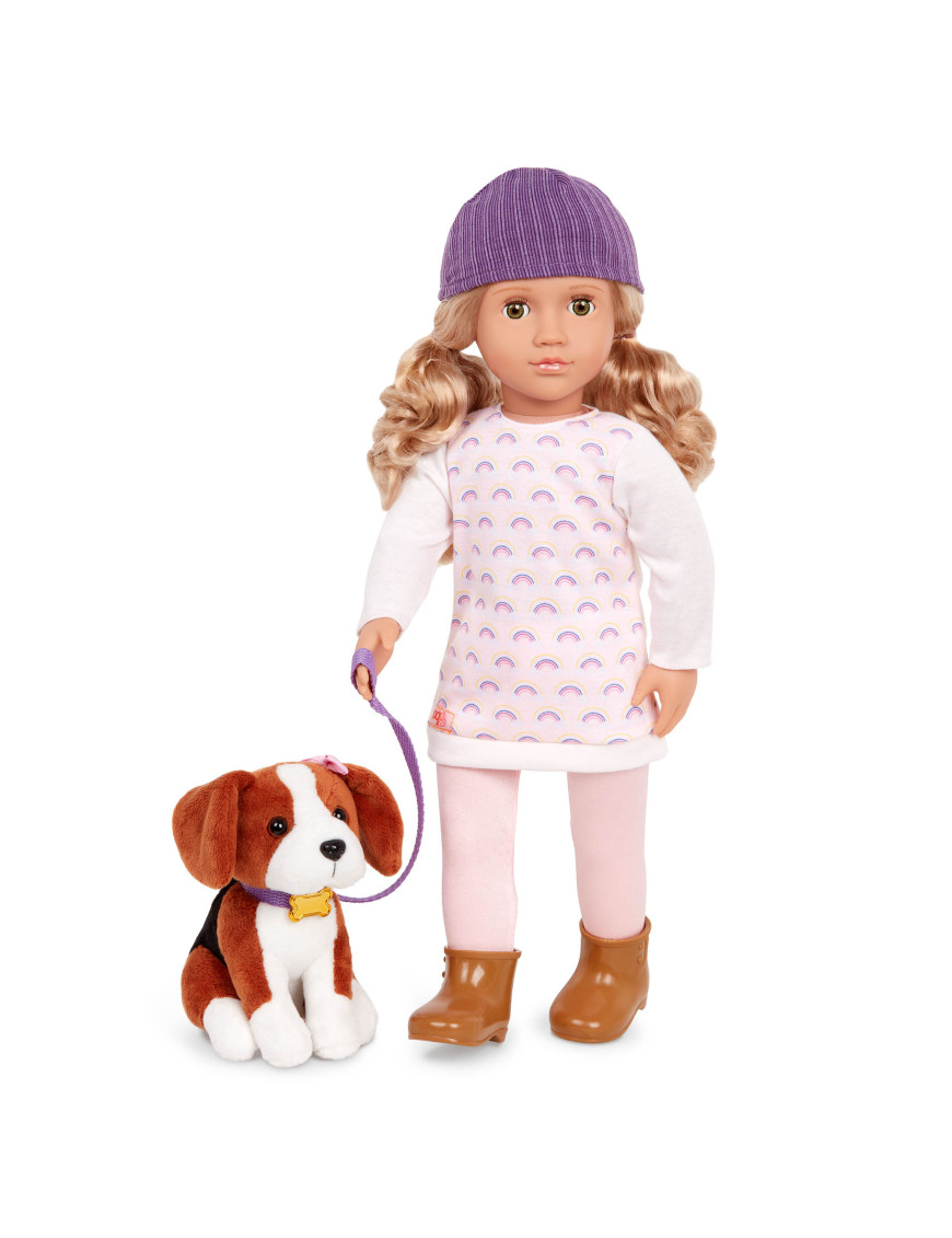 Lalka EMBER 46cm – ze szczeniakiem rasy Beagle Our Generation
