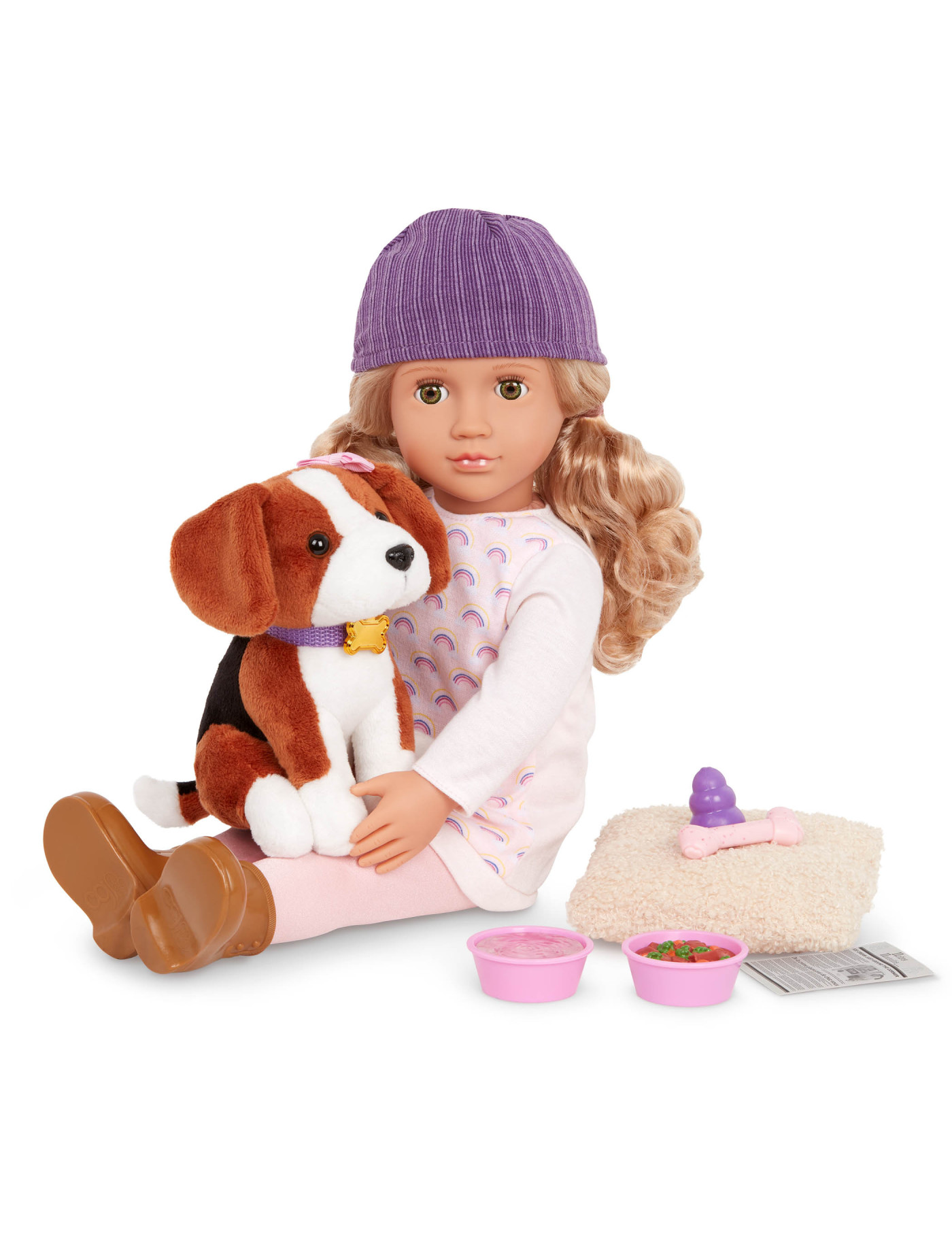 Lalka EMBER 46cm – ze szczeniakiem rasy Beagle Our Generation
