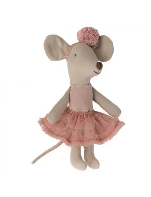 Myszka Maileg- Ballerina mouse, Little sister - Rose