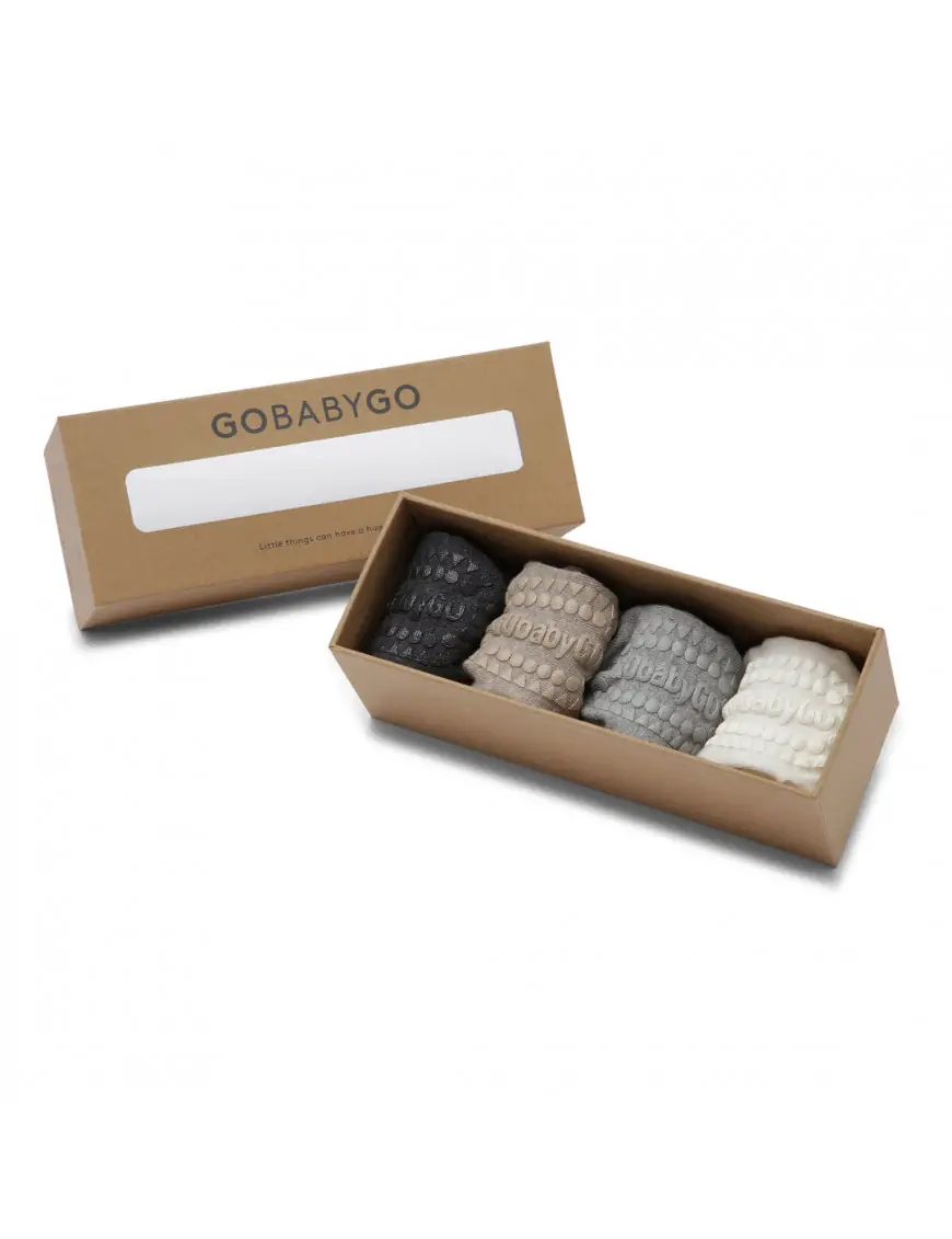 Zestaw skarpetek bambusowych Combo Box 4-pack GoBabyGo