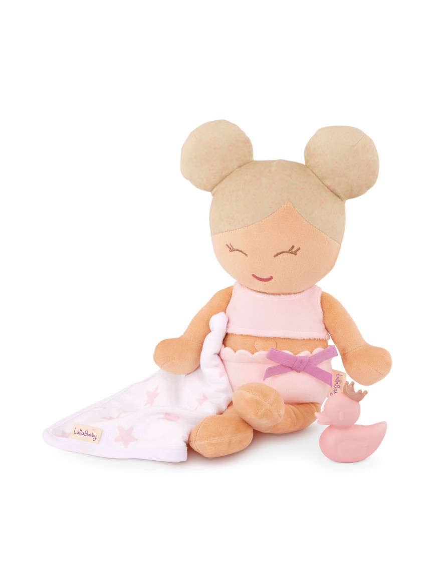 Bath Doll babi-Lulla Baby – lalka przytulanka DO KĄPIELI - blondynka