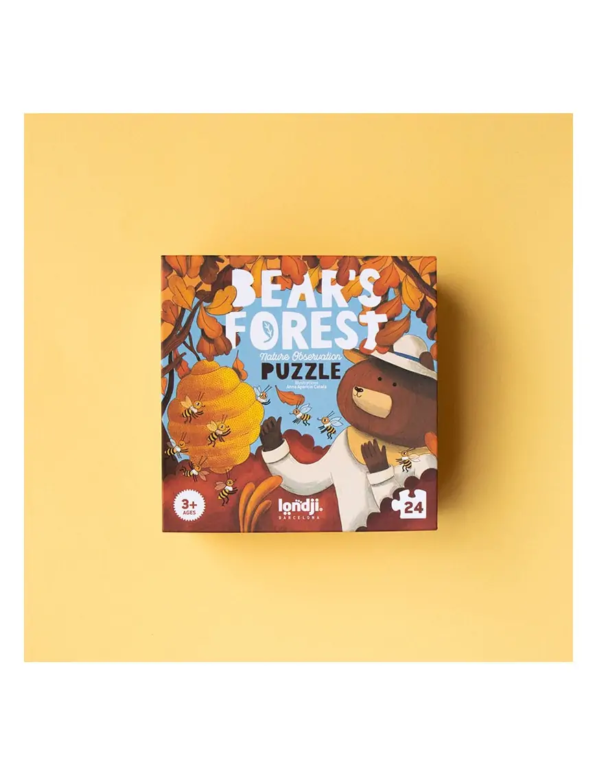 Puzzle z grą obserwacyjną Bear's Forest | Londji