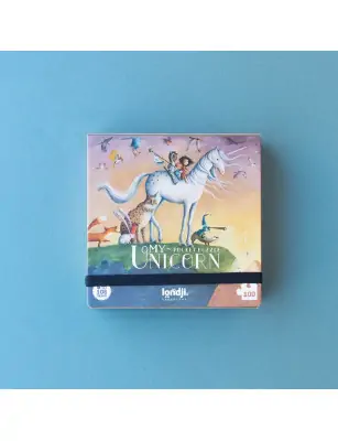 Kieszonkowe puzzle dla dzieci 100 szt, MÓJ JEDNOROŻEC | Londji