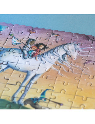 Kieszonkowe puzzle dla dzieci 100 szt, MÓJ JEDNOROŻEC | Londji