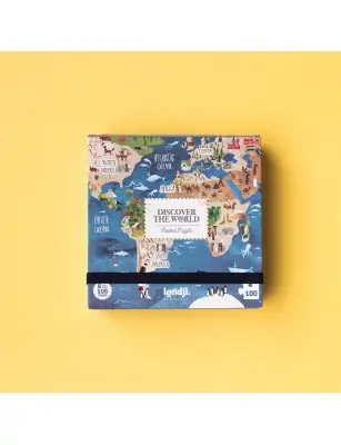 Kieszonkowa wersja puzzli Odkrywaj Świat 100 el. Londji