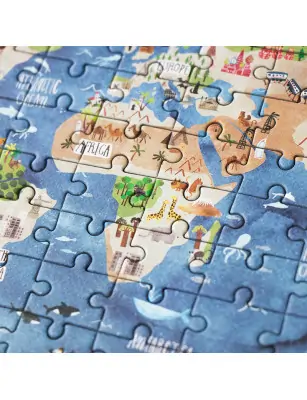 Kieszonkowa wersja puzzli Odkrywaj Świat 100 el. Londji