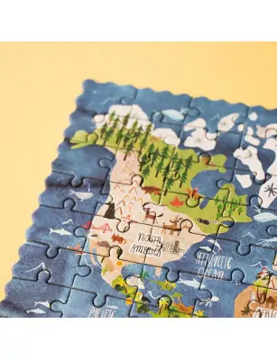 Kieszonkowa wersja puzzli Odkrywaj Świat 100 el. Londji