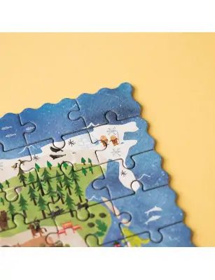 Kieszonkowa wersja puzzli Odkrywaj Świat 100 el. Londji