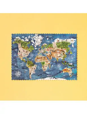 Kieszonkowa wersja puzzli Odkrywaj Świat 100 el. Londji
