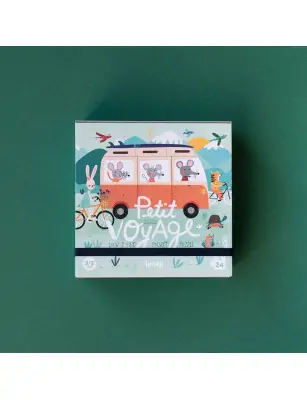 Puzzle kieszonkowe z grą obserwacyjną Mała Podróż | Londji