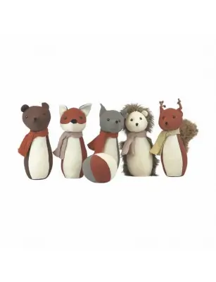 OUTLET Kręgle dla dzieci do zabawy - Leśne zwierzątka | Egmont Toys