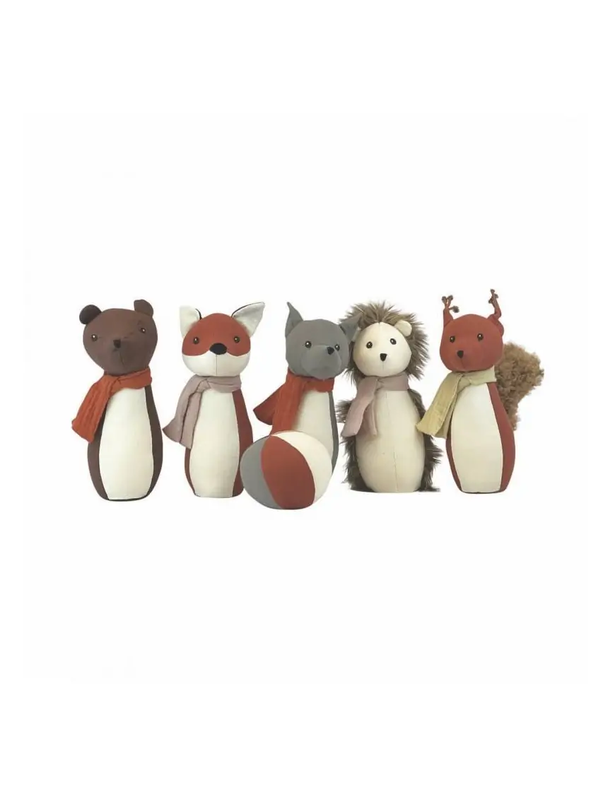 OUTLET Kręgle dla dzieci do zabawy - Leśne zwierzątka | Egmont Toys