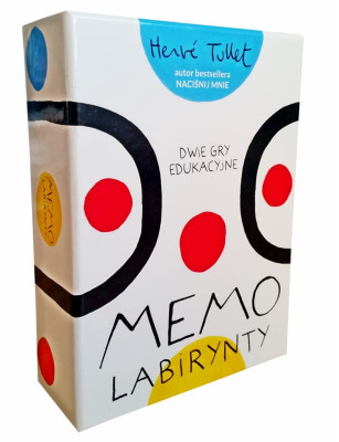 MEMO LABIRYNTY - dwie kreatywne gry dla młodszych i starszych, pobudzające pamięć, wyobraźnię i koncentrację - Herve Tullet